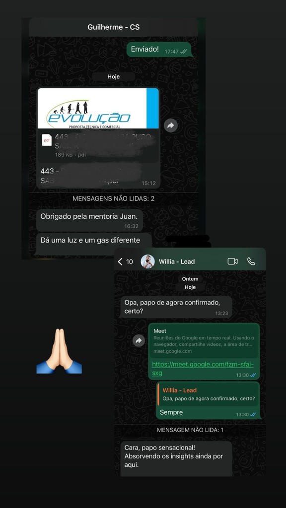 Print de resultado de cliente CodeSeller